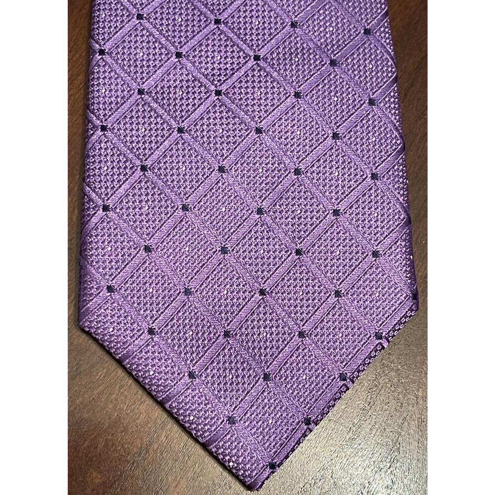 Nautica Purple 70% Silk 30% Polyester Men’s Neck Tie Made In China